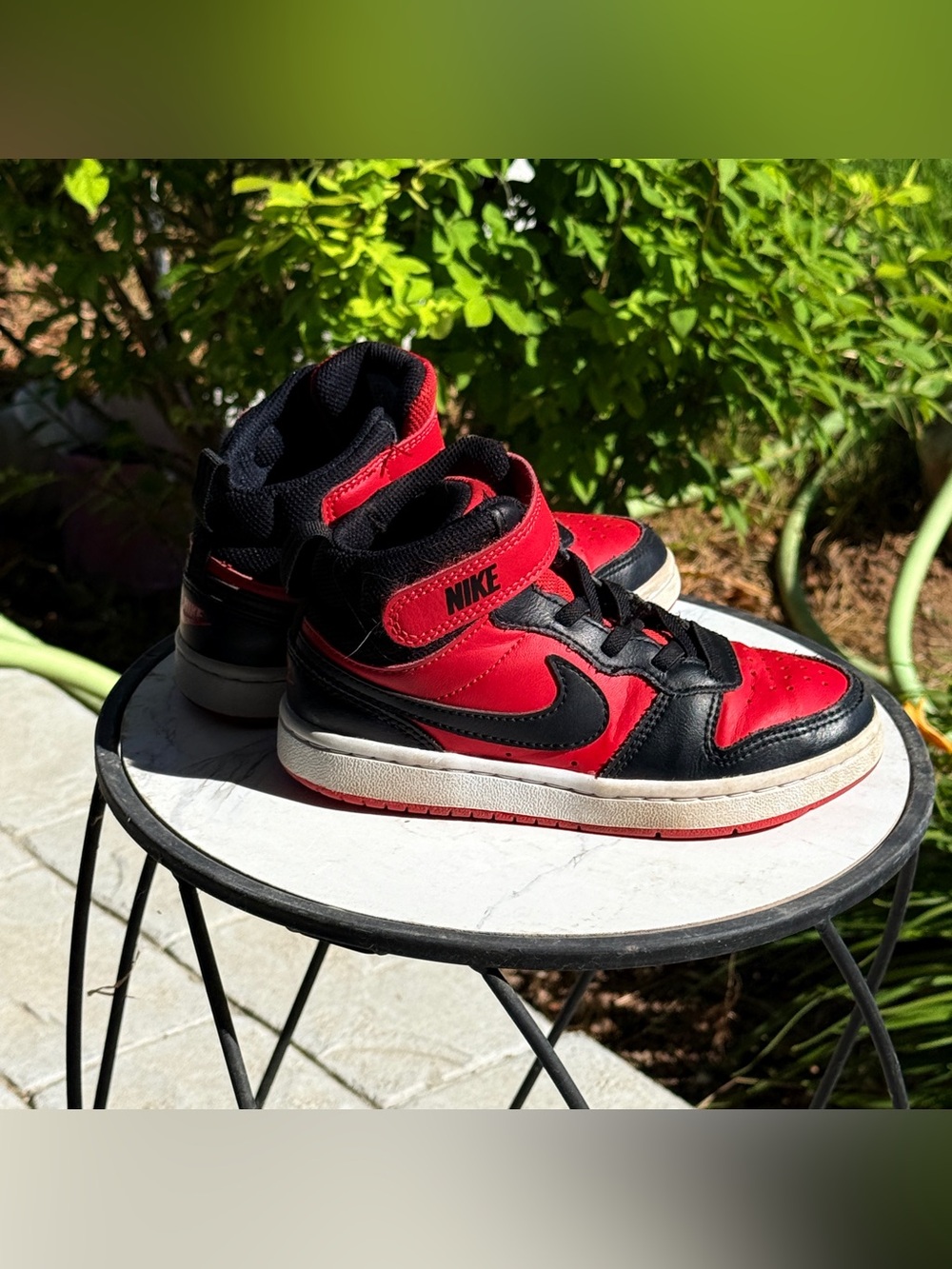 Nike Court Borough Mid little kid sneakers size 12c